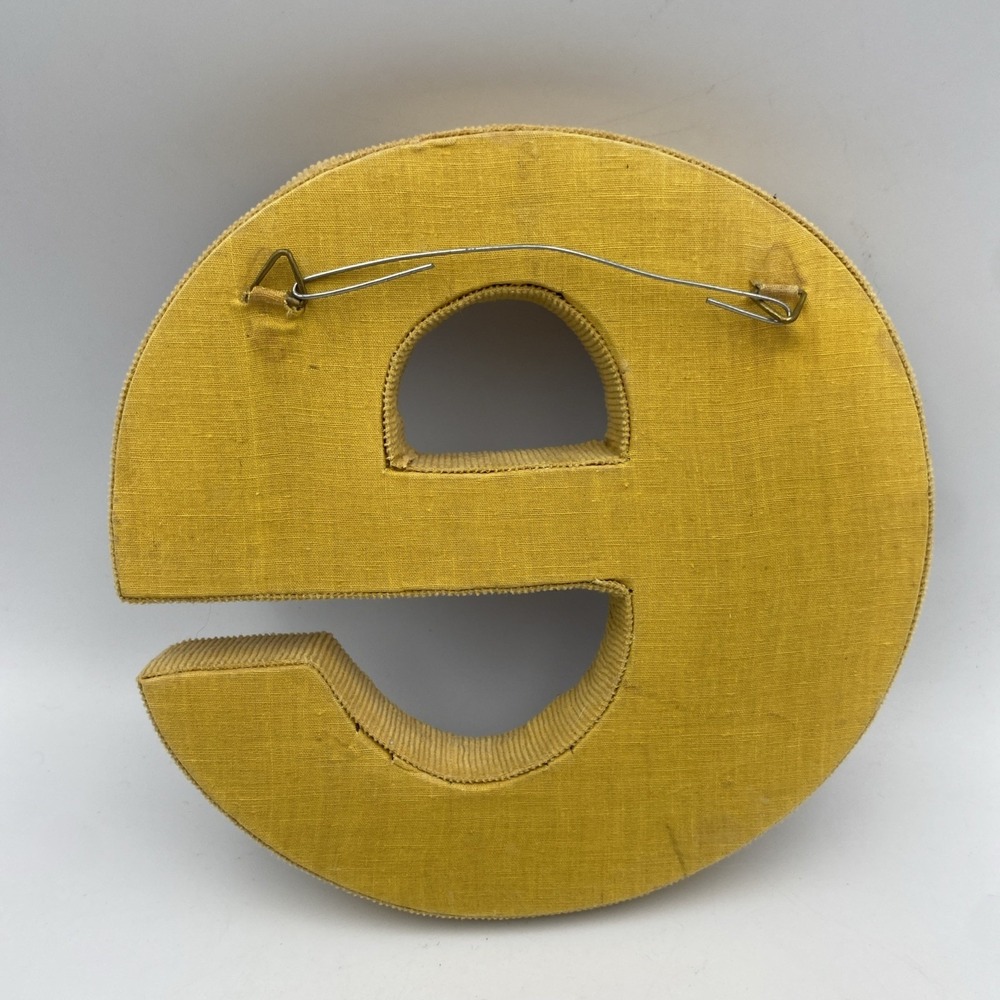 Anthropologie Letter E Lower Case Fabric Patchwork Boho Wall Decor‎ Multicolor - Picture 2 of 3